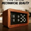 batch-17 B-02-Mechanical Push-Pull Flip Clock